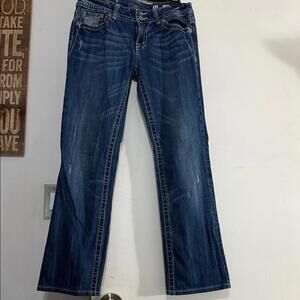 Miss Me Dark Blue Boot Cut Jeans
